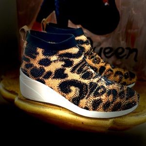 Glitter Sneakers with no laces